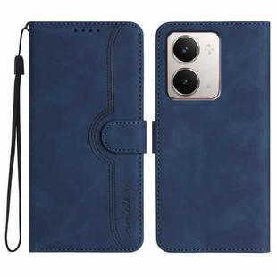 For Realme P3 Ultra 5G Heart Pattern Skin Feel Leather Phone Case(Royal Blue)