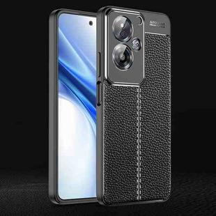 For OPPO A79 5G / A2 5G Litchi Texture Shockproof TPU Phone Case(Black)