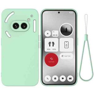 For Nothing Phone 2a Plus Pure Color Liquid Silicone Shockproof Phone Case(Green)