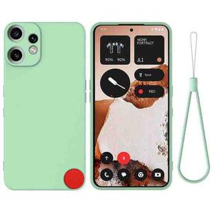 For Nothing CMF Phone 2 Pro Solid Color Liquid Silicone Dropproof Full Coverage Phone Case(Green)