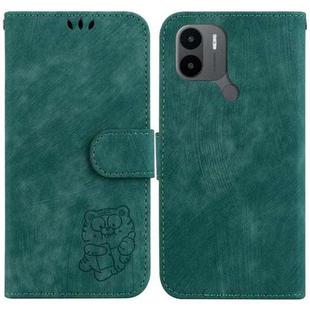 For Xiaomi Redmi A1+ 4G Global Little Tiger Embossed Leather Phone Case(Green)