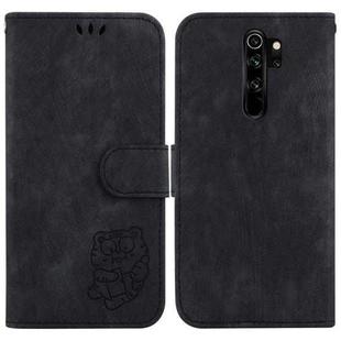 For Xiaomi Redmi Note 8 Pro Little Tiger Embossed Leather Phone Case(Black)