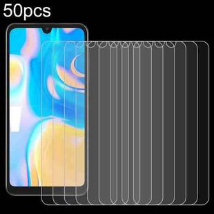 For Itel A04 50pcs 0.26mm 9H 2.5D Tempered Glass Film