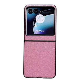 For Motorola Razr 40 Ultra Gradient Color Glitter Shockproof Protective Phone Case(Purple)