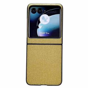 For Motorola Razr 40 Ultra Gradient Color Glitter Shockproof Protective Phone Case(Gold)