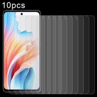 For OPPO A2 10pcs 0.26mm 9H 2.5D Tempered Glass Film