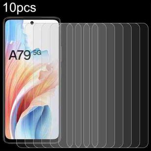 For OPPO A79 5G 10pcs 0.26mm 9H 2.5D Tempered Glass Film