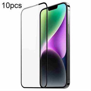 For iPhone 15 Plus 10pcs DUX DUCIS 0.33mm 9H Medium Alumina Tempered Glass Film