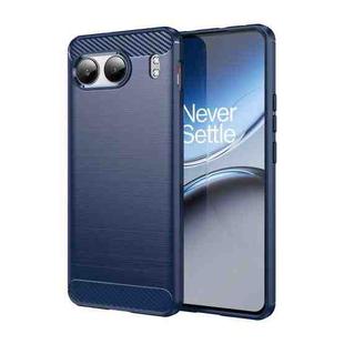 For OnePlus Nord 4 Brushed Texture Carbon Fiber TPU Phone Case(Blue)