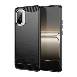 For OnePlus Ace 5 Racing Carbon Fiber Brushed Texture TPU Phone Case(Black)