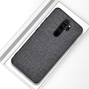 For Xiaomi Redmi 9 Shockproof Cloth Texture PC+ TPU Protective Case(Grey)