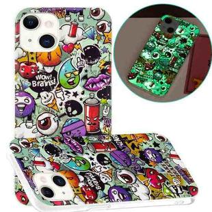 For iPhone 15 Plus Electroplating Soft TPU Phone Case(Rubbish)