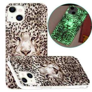 For iPhone 15 Plus Electroplating Soft TPU Phone Case(Leopard Tiger)