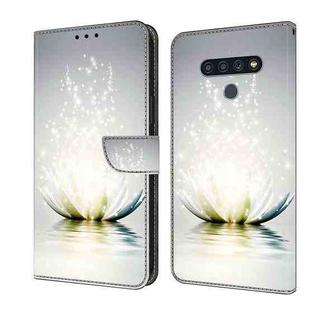 For LG Stylo 6 / K71 Crystal 3D Shockproof Protective Leather Phone Case(Light Lotus)