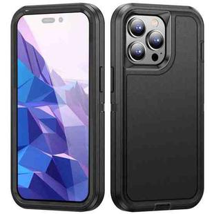 For iPhone 15 Pro Life Waterproof Rugged Phone Case(Black)