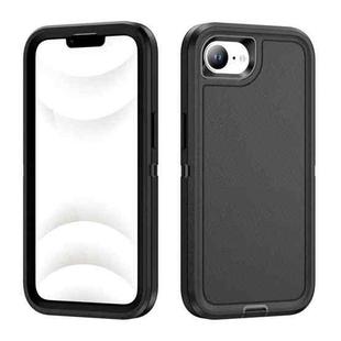 For iPhone 16e Life Waterproof Rugged Phone Case(Black)