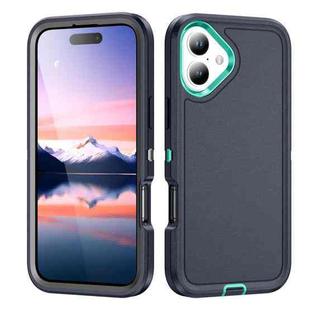 For iPhone 17 Life Waterproof Rugged Phone Case(Dark Blue + Light Blue)
