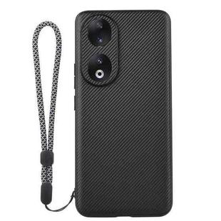 For Honor 90 ViLi TC Series Kevlar Carbon Fiber Texture Phone Case(Black)