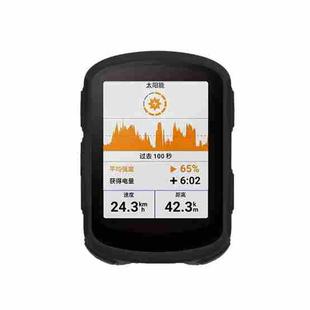 For Garmin Edge 540 / 840 Stopwatch Silicone Protective Case(Black)