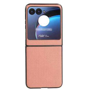 For Motorola Razr 40 Ultra ViLi TH Series Shockproof TPU + PC Phone Case(Pink)