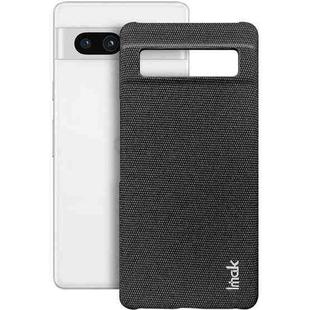 For Google Pixel 7a imak Ruiyi Series Cloth Texture PU + PC Phone Case(Black)