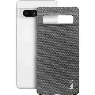 For Google Pixel 7a imak Ruiyi Series Cloth Texture PU + PC Phone Case(Dark Grey)