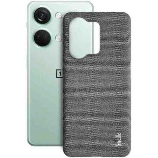 For OnePlus Ace 2V / Nord 3 5G imak Ruiyi Series Cloth Texture PU + PC Phone Case(Dark Grey)