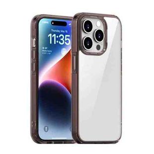 For iPhone 15 Pro iPAKY Aurora Series Shockproof PC + TPU Protective Phone Case(Transparent Black)