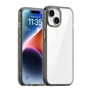 For iPhone 15 Plus iPAKY Aurora Series Shockproof PC + TPU Protective Phone Case(Transparent Black)