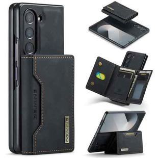 For Samsung Galaxy Z Fold6 DG.MING M2 Series 3-Fold Multi Card Bag + Magnetic Phone Case(Black)