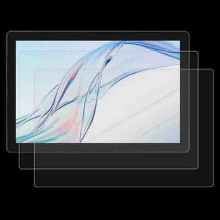 For Aiwa Tab AB10L 10.1 2pcs 9H 0.3mm Explosion-proof Tempered Glass Film