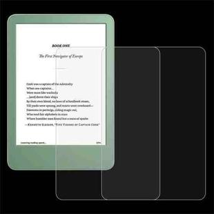 For Amazon Kindle 2024 6.0 2pcs 9H 0.3mm Explosion-proof Tempered Glass Film