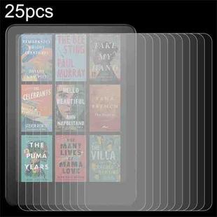 For Amazon Kindle Colorsoft Kids 7.0 2025 25pcs 9H 0.3mm Explosion-proof Tempered Glass Film