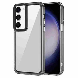 For Samsung Galaxy S23 5G Transparent Acrylic + TPU Shockproof Phone Case(Transparent Black)