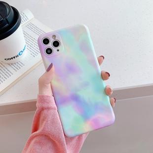 For iPhone 11 Colorful Gradient Marble Pattern Shockproof TPU Case(Colorful Stone)