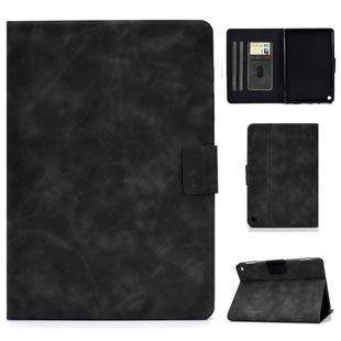 For Kindle Fire HD8 (2020) Cowhide Texture Horizontal Flip Leather Case with Holder & Card Slots & Sleep / Wake-up Function(Grey)