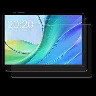 For Teclast M50 Pro 2pcs 9H 0.3mm Explosion-proof Tempered Glass Film