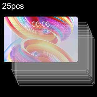 For Teclast T50 Plus 11 25pcs 9H 0.3mm Explosion-proof Tempered Glass Film