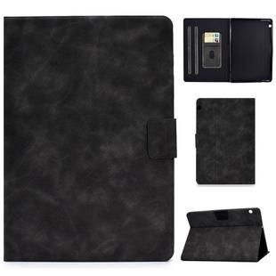 For Huawei MediaPad T5 Cowhide Texture Horizontal Flip Leather Case with Holder & Card Slots(Grey)