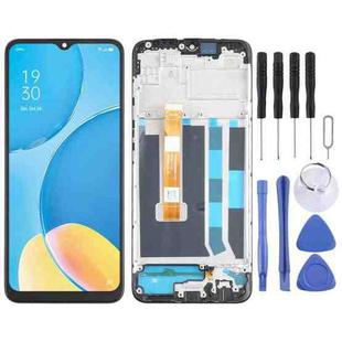 For OPPO A15s OEM LCD Screen Digitizer Full Assembly with Frame