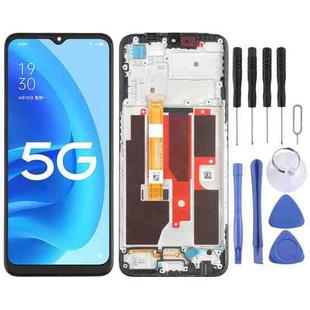 For OPPO A55s 5G OEM LCD Screen Digitizer Full Assembly with Frame