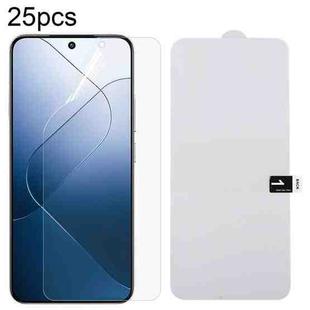 For Xiaomi 14 25pcs Full Screen Protector Explosion-proof Hydrogel Film