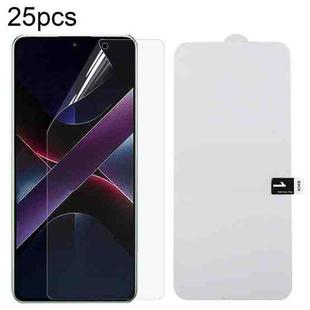 For Xiaomi Poco X7 Pro 25pcs Full Screen Protector Explosion-proof Hydrogel Film