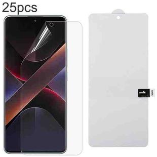For Xiaomi Poco X7 25pcs Full Screen Protector Explosion-proof Hydrogel Film