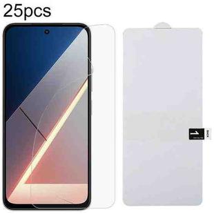 For Xiaomi Poco M7 4G 171mm 25pcs Full Screen Protector Explosion-proof Hydrogel Film