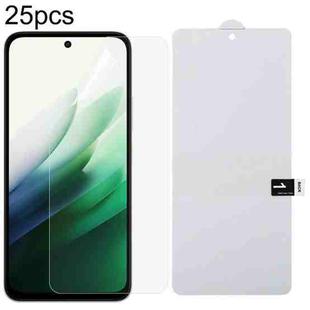 For Redmi Note 15R 25pcs Full Screen Protector Explosion-proof Hydrogel Film