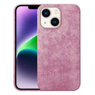 For iPhone 14 Plus Turn Fur Magsafe Magnetic Phone Case(Pink)