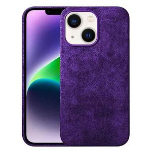 For iPhone 14 Turn Fur Magsafe Magnetic Phone Case(Dark Purple)