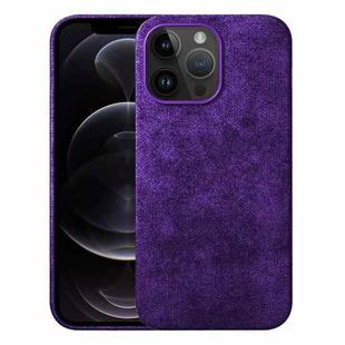 For iPhone 12 Pro Turn Fur Magsafe Magnetic Phone Case(Dark Purple)