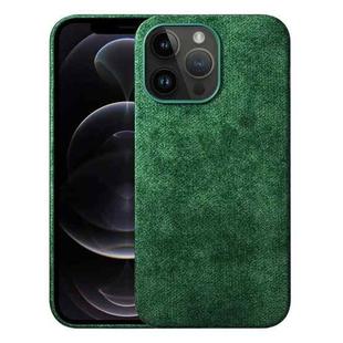 For iPhone 12 Pro Turn Fur Magsafe Magnetic Phone Case(Green)